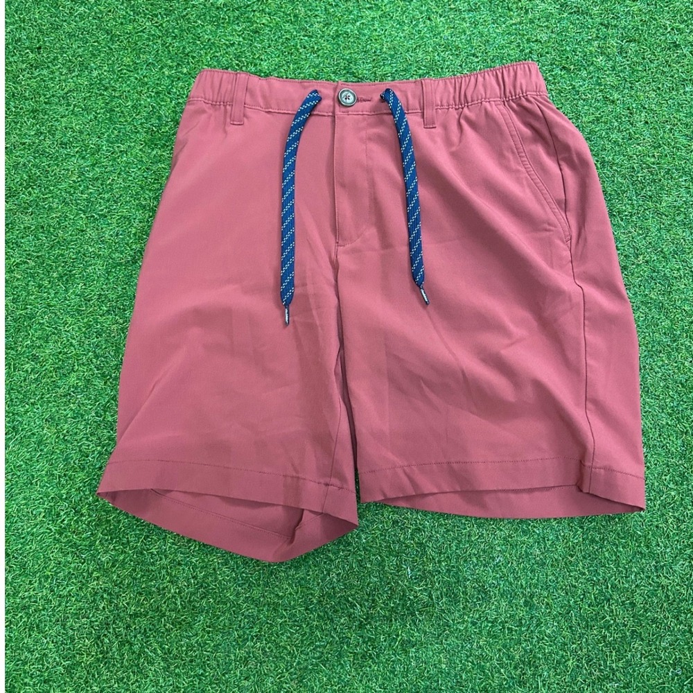 Chubbies Everywhere Shorts Mens Medium Pink Clay Stretch Elastic Waist 7 Inseam